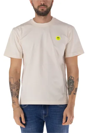 BARROW Koszulki, Mężczyzna, Beżowy, S, T-shirt z misiem unisex