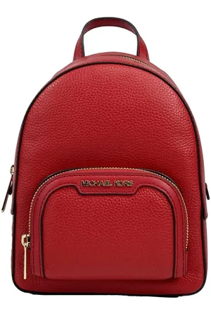 Michael Kors Torebki, Kobieta, Czerwony, ONE SIZE, Czerwony Pleciony Skórzany Mini Plecak