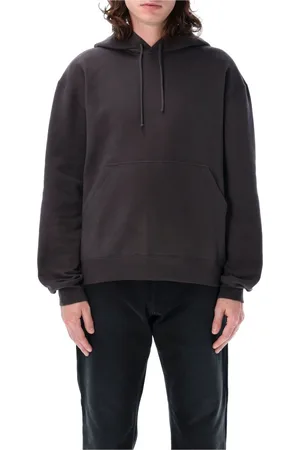 Saint Laurent Bluzy, Mężczyzna, Szary, M, Szara Dzianina Bluza Anciere Styl
