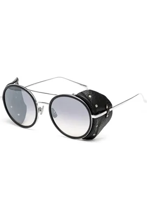 Belstaff Akcesoria, Kobieta, Szary, ONE SIZE, Okulary przeciwsłoneczne z tytanu z soczewkami Carl Zeiss