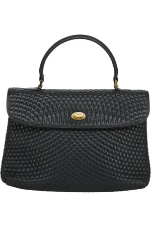 Bally Pre-owned, Kobieta, Czarny, ONE SIZE, Skóra, Pre-owned Skórzane torebki