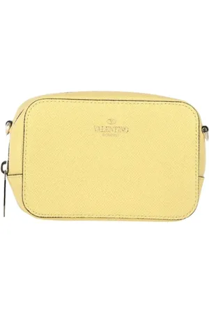 VALENTINO Pre-owned, Kobieta, Żółty, ONE SIZE, Skóra, Pre-owned Leather pouches