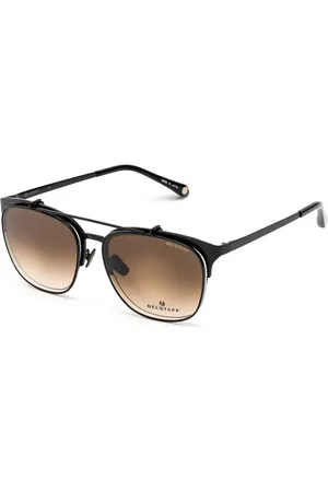 Belstaff Akcesoria, Kobieta, Czarny, ONE SIZE, Luksusowe Okulary z Tytanu z Soczewkami Zeiss