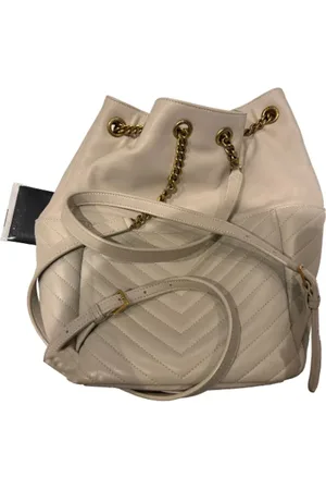 Saint Laurent Pre-owned, Kobieta, Beżowy, ONE SIZE, Skóra, Pre-owned Leather travel-bags