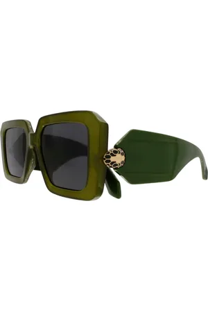 Dansk Copenhagen Akcesoria, Kobieta, Zielony, ONE SIZE, Stylowe Okulary Przeciwsłoneczne Uv 400