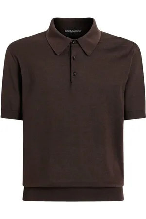 Dolce & Gabbana Koszulki, Mężczyzna, brązowy, M, Brązowy T-shirt i Polo