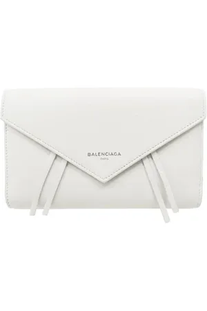 Balenciaga Pre-owned, Kobieta, Biały, ONE SIZE, Skóra, Pre-owned skórzane portfele