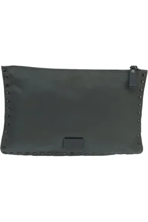 VALENTINO Pre-owned, Kobieta, Szary, ONE SIZE, Nylon, Pre-owned Nylon clutches