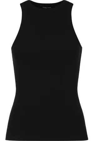 ANINE BING Koszulki, Kobieta, Czarny, S, Czarny Top Tankowy - Styl Eva