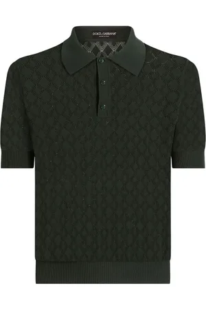 Dolce & Gabbana Koszulki, Mężczyzna, Zielony, L, Zielony T-shirt i Polo