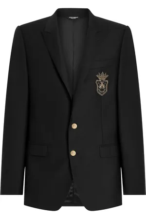 Dolce & Gabbana Kurtki, Mężczyzna, Czarny, M, Czarne Kurtki dla Mężczyzn
