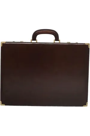 Bally Pre-owned, Mężczyzna, brązowy, ONE SIZE, Skóra, Pre-owned Skórzane torebki
