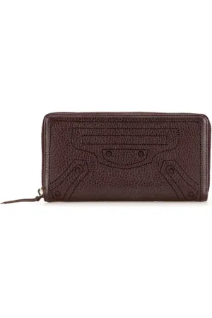 Balenciaga Pre-owned, Kobieta, brązowy, ONE SIZE, Skóra, Pre-owned skórzane portfele