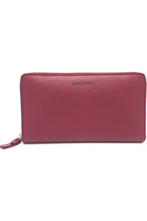 Balenciaga Pre-owned, Kobieta, Czerwony, ONE SIZE, Skóra, Pre-owned skórzane portfele