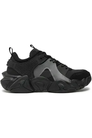 Guess Buty, Mężczyzna, Czarny, 44 EU, Poliester, Sportowe Sneakersy - Czarny Model