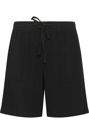 Kaffe Szorty, Kobieta, Czarny, 3XL, Czarne Luźne Spodenki