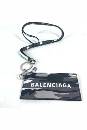 Balenciaga Pre-owned, Kobieta, Wielobarwność, ONE SIZE, Skóra, Pre-owned skórzane portfele
