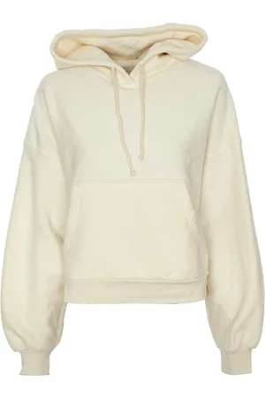 American Vintage Bluzy, Mężczyzna, Biały, M, Bluza z kieszenią kangurką