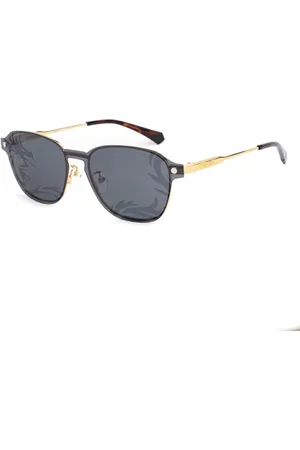 Polaroid Akcesoria, unisex, Żółty, ONE SIZE, Złote Metalowe Okulary Przeciwsłoneczne z Soczewką Przypinaną