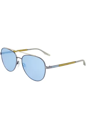 Converse Akcesoria, Mężczyzna, Szary, ONE SIZE, Szare metalowe okulary przeciwsłoneczne z filtrem UV