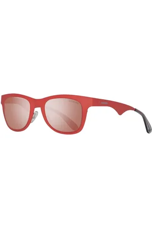 Carrera Akcesoria, unisex, Pomarańczowy, ONE SIZE, Koralowe Metalowe Okulary przeciwsoneczne z Lustrem