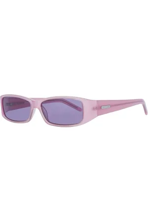 More & More Akcesoria, Kobieta, Fioletowy, ONE SIZE, Fioletowe Okulary Przeciwsłoneczne Plastikowy Styl