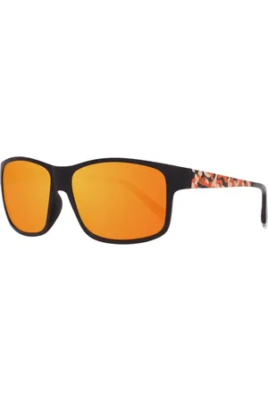 ESPRIT Akcesoria, unisex, Czarny, ONE SIZE, Okulary przeciwsłoneczne z ramką z żywicy w kolorze Champagne/Silver