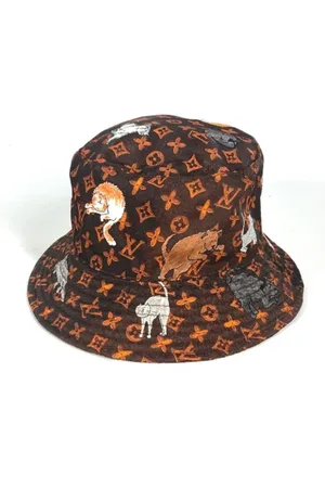 LOUIS VUITTON Pre-owned, Kobieta, brązowy, ONE SIZE, Pre-owned Fabric hats
