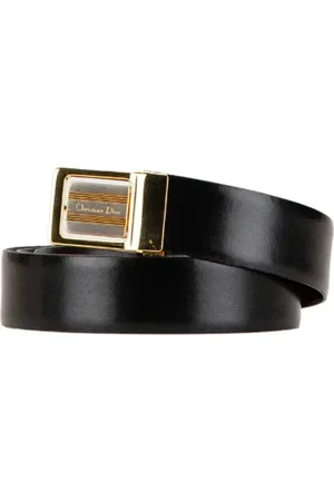 Dior Pre-owned, Kobieta, Czarny, ONE SIZE, Skóra, Pre-owned Leather belts