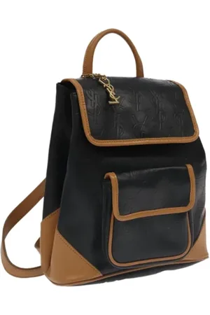 Saint Laurent Pre-owned, Kobieta, Czarny, ONE SIZE, Skóra, Pre-owned Leather backpacks