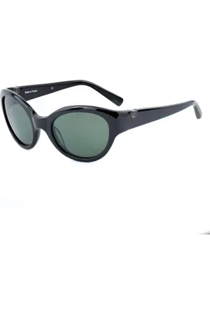 Vuarnet Akcesoria, Kobieta, Czarny, ONE SIZE, Czarne Okulary Przeciwsoneczne Alpine Vision
