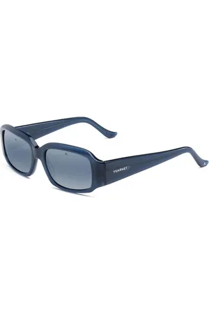 Vuarnet Akcesoria, Kobieta, Niebieski, ONE SIZE, Niebieskie Polaryzacyjne Okulary z Acetatowymi Soczewkami Damskie