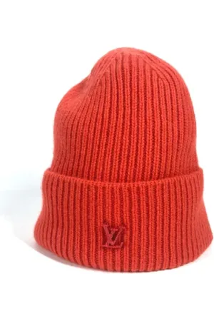 LOUIS VUITTON Pre-owned, Kobieta, Czerwony, ONE SIZE, Kaszmir, Pre-owned Cashmere hats