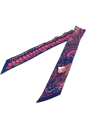 Dior Pre-owned, Kobieta, Wielobarwność, ONE SIZE, Pre-owned Silk scarves