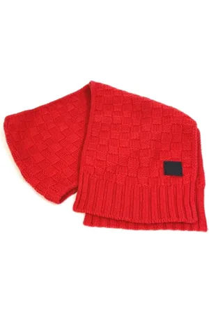 LOUIS VUITTON Pre-owned, Kobieta, Czerwony, ONE SIZE, Kaszmir, Pre-owned Cashmere scarves