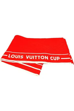 LOUIS VUITTON Pre-owned, Kobieta, Pomarańczowy, ONE SIZE, Bawełna, Pre-owned Cotton scarves