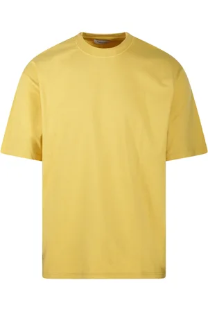 AMISH Koszulki, Mężczyzna, Żółty, S, Ciepły Żółty T-shirt