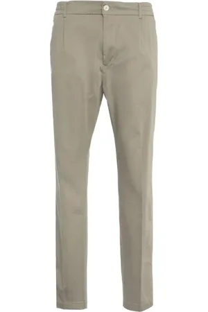 CRUNA Spodnie, Mężczyzna, Szary, 2XL, Szare Spodnie Tapered Fit Mitte
