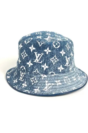 LOUIS VUITTON Pre-owned, Kobieta, Niebieski, ONE SIZE, Bawełna, Pre-owned Cotton hats