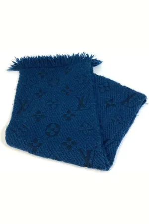 LOUIS VUITTON Pre-owned, Kobieta, Niebieski, ONE SIZE, Pre-owned Silk scarves