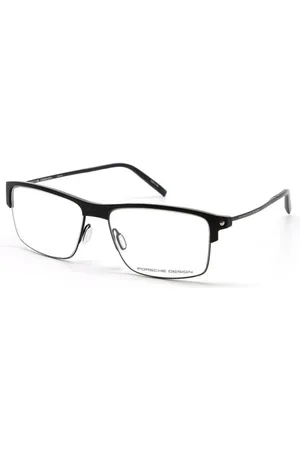 Porsche Design Akcesoria, Mężczyzna, Czarny, ONE SIZE, Czarne metalowe ramy z tarczą bransoletką