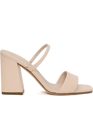 3Juin Buty, Kobieta, Beżowy, 39 EU, Bianco Sandały na Wysokim Obcasie Kolor Latte