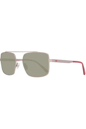 Helly Hansen Akcesoria, Mężczyzna, Szary, ONE SIZE, Srebrne Metalowe Okulary Przeciwsoneczne