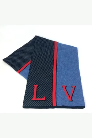 LOUIS VUITTON Pre-owned, Kobieta, Wielobarwność, ONE SIZE, Wełna, Pre-owned Wool scarves