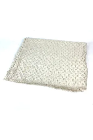LOUIS VUITTON Pre-owned, Kobieta, Beżowy, ONE SIZE, Pre-owned Silk scarves