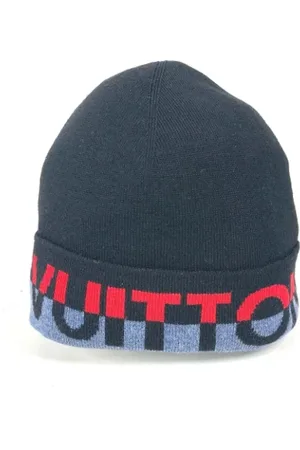 LOUIS VUITTON Pre-owned, Kobieta, Czarny, ONE SIZE, Wełna, Pre-owned Wool hats