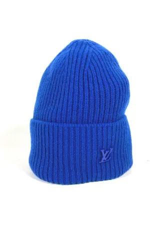 LOUIS VUITTON Pre-owned, Kobieta, Niebieski, ONE SIZE, Kaszmir, Pre-owned Cashmere hats