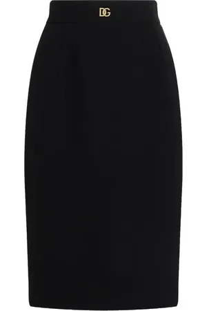 Dolce & Gabbana Spódnice, Kobieta, Czarny, S, Czarne Spódnice dla Kobiet