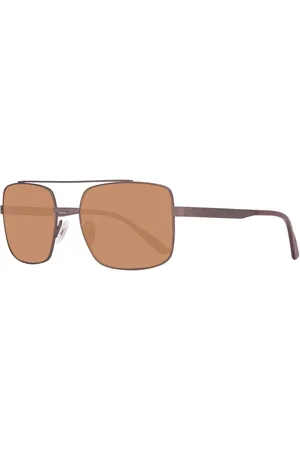Helly Hansen Akcesoria, Mężczyzna, brązowy, ONE SIZE, Brązowe Metalowe Okulary przeciwsłoneczne