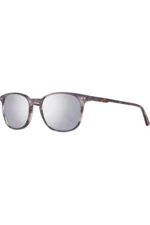 Helly Hansen Akcesoria, unisex, Szary, ONE SIZE, Len, Szare Plastikowe Okulary Geometria Metal